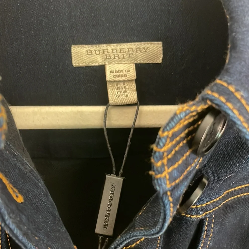 Burberry Jean dress never worn . With tags - Picture 3 of 4